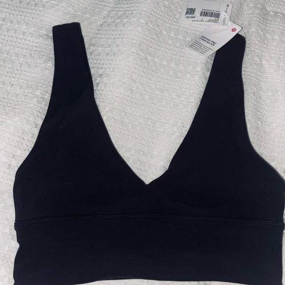 lululemon athletica Other - Lululemon Athletica Black Align V-Neck Bra
